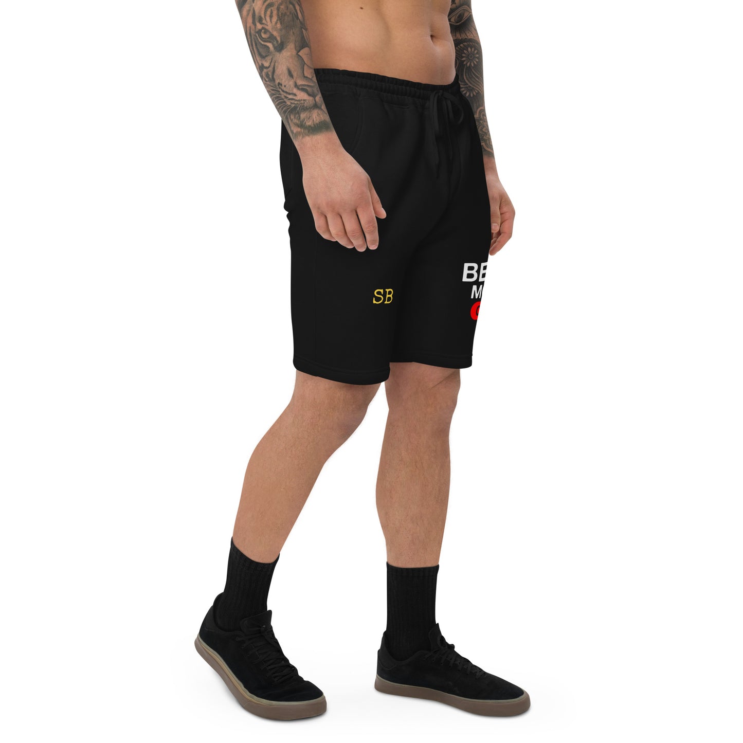 Beast Mode On Men's fleece shorts