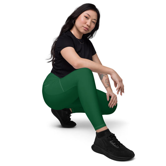 Green Leggings with pockets