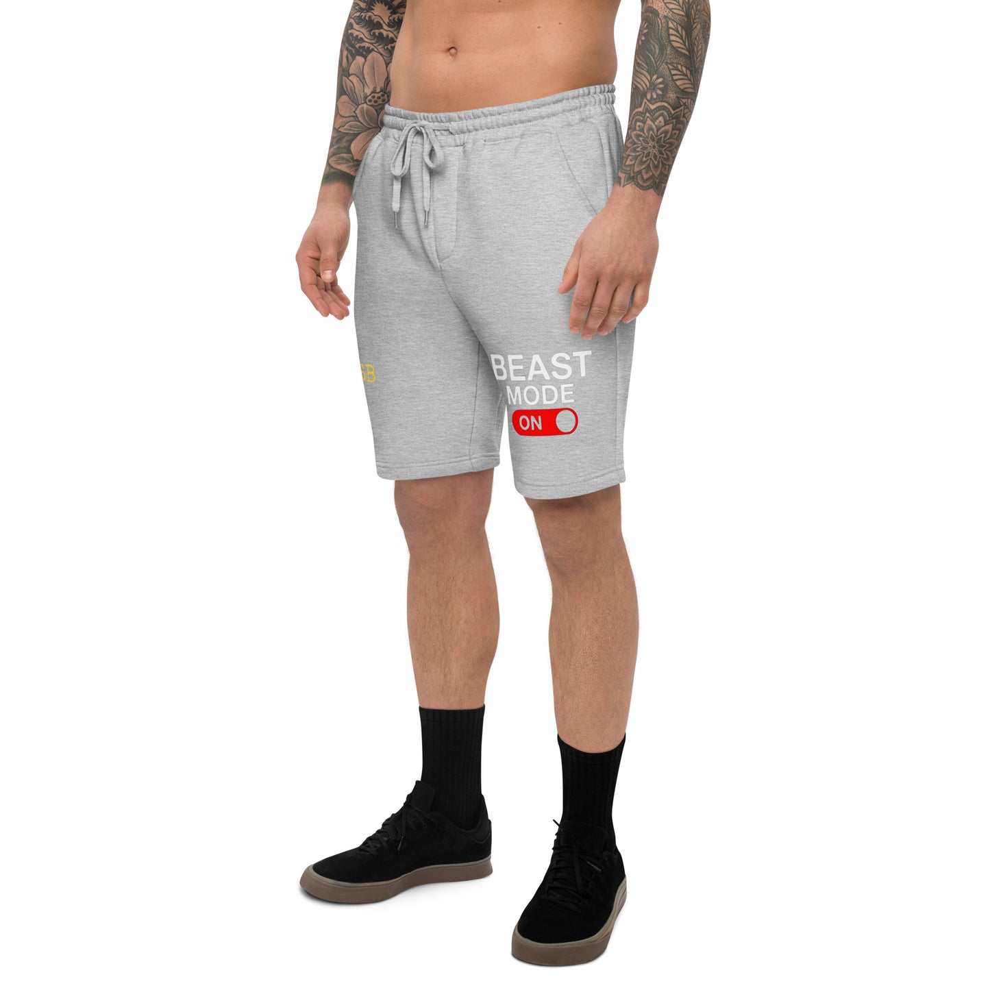 Beast Mode On Men's fleece shorts