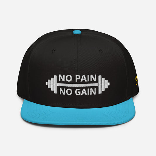 NO PAIN NO GAIN Snapback Hat