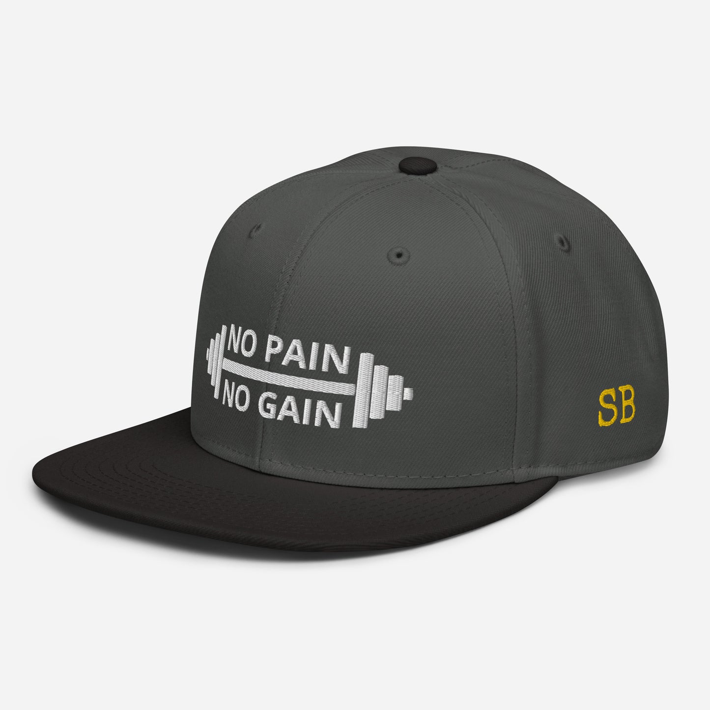 NO PAIN NO GAIN Snapback Hat