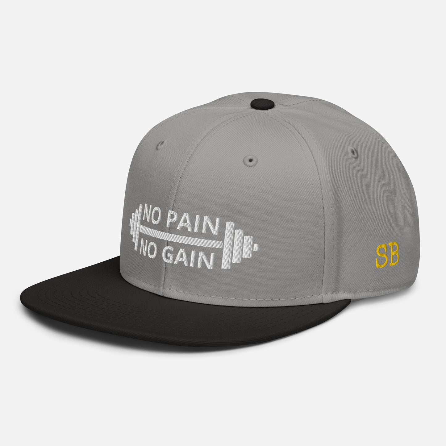 NO PAIN NO GAIN Snapback Hat