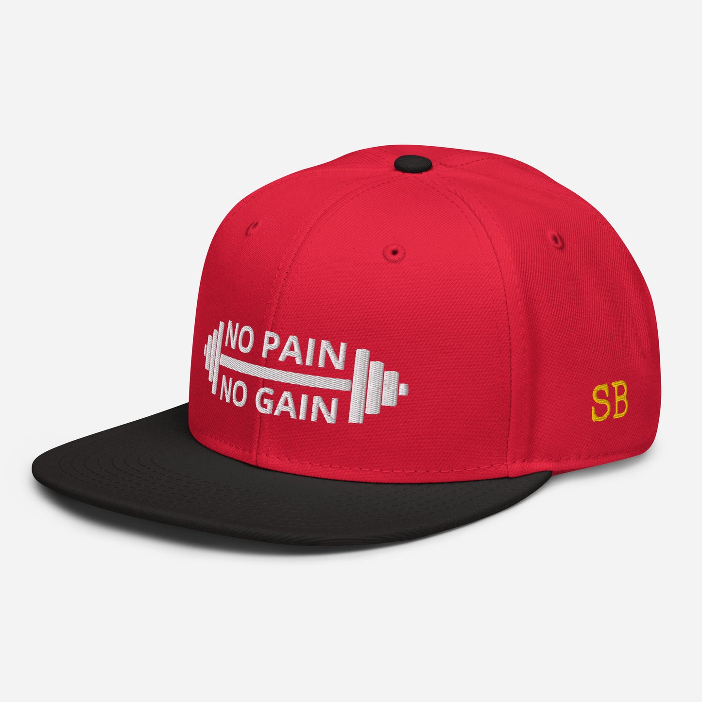 NO PAIN NO GAIN Snapback Hat