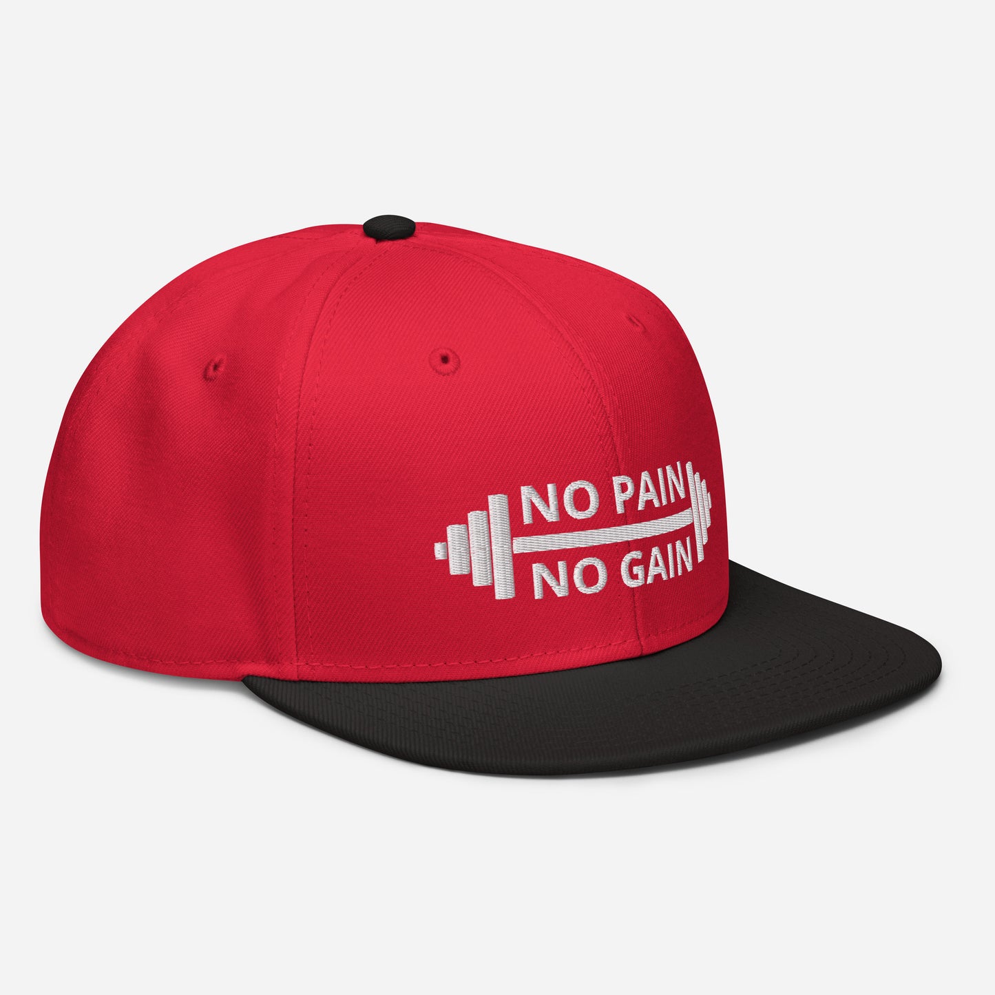 NO PAIN NO GAIN Snapback Hat