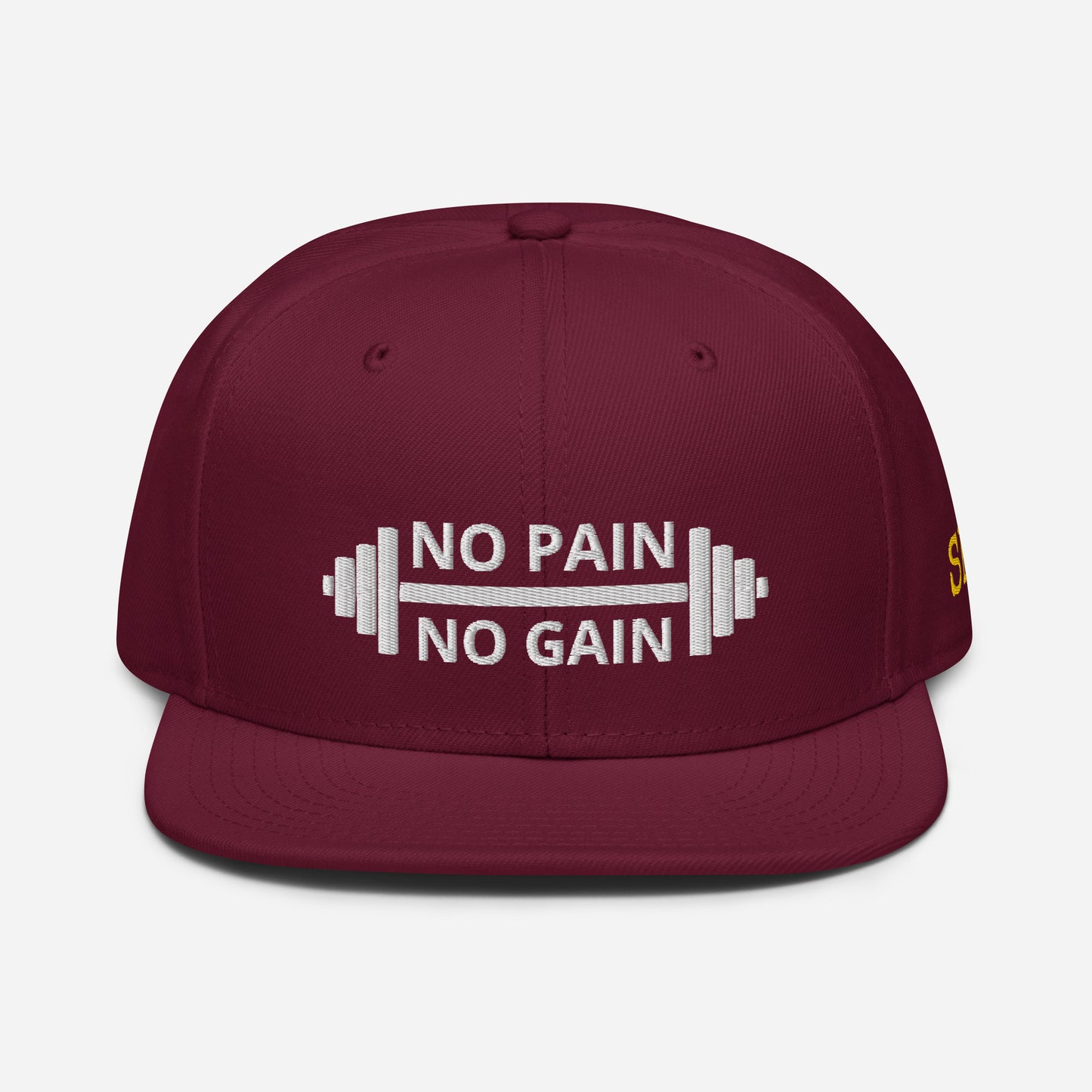 NO PAIN NO GAIN Snapback Hat