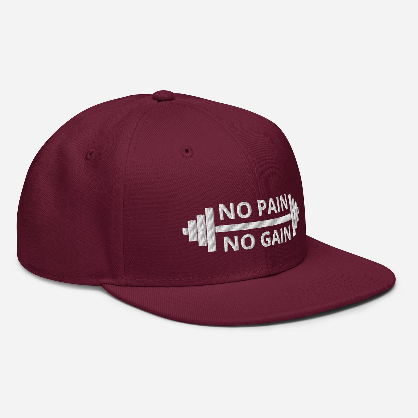 NO PAIN NO GAIN Snapback Hat