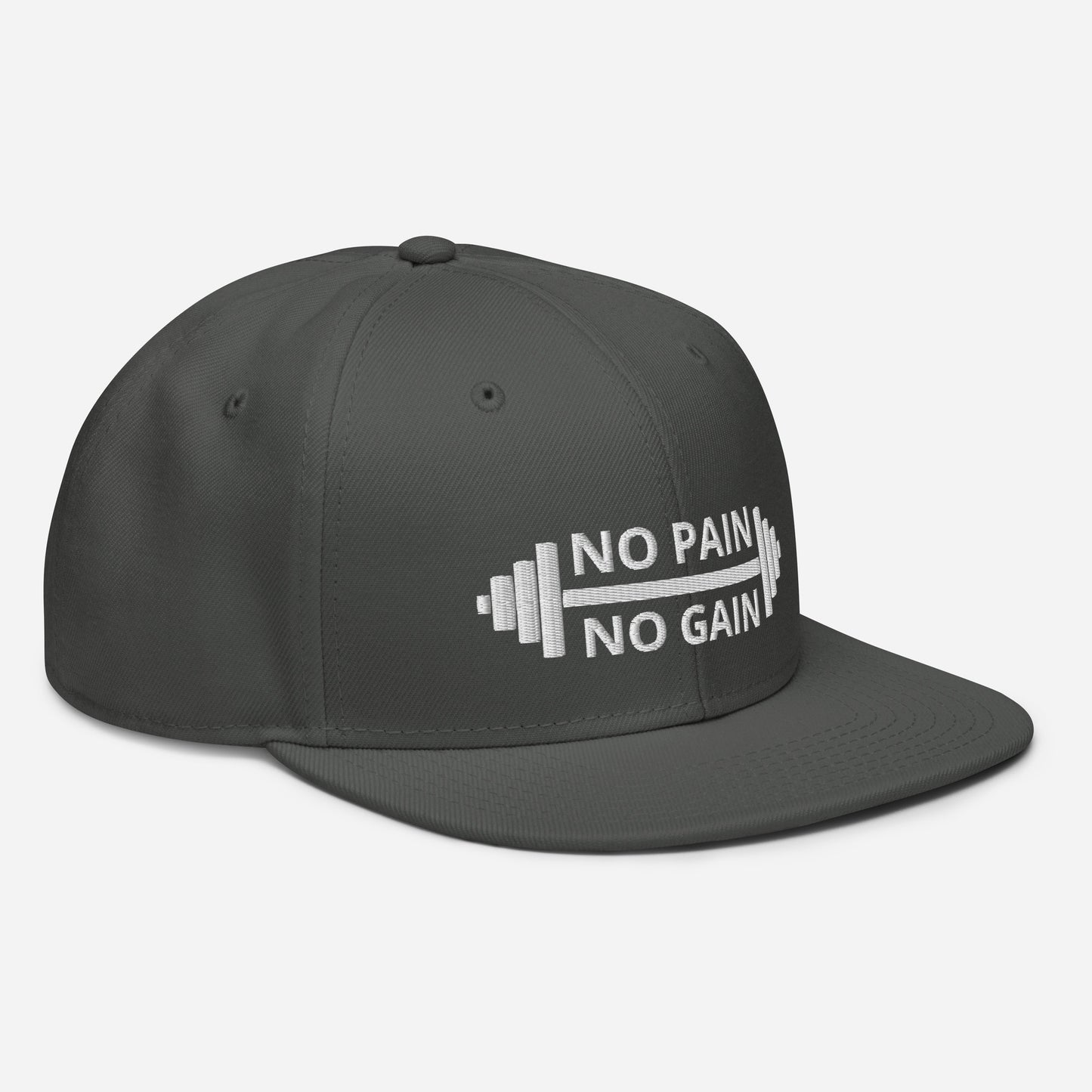 NO PAIN NO GAIN Snapback Hat