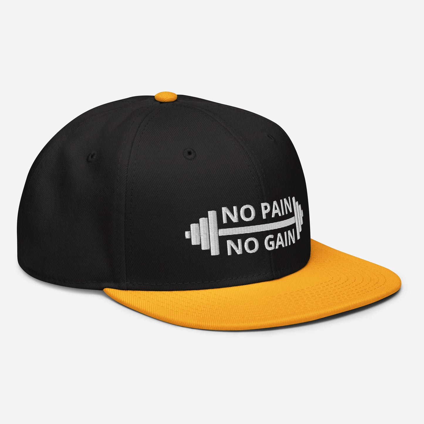 NO PAIN NO GAIN Snapback Hat