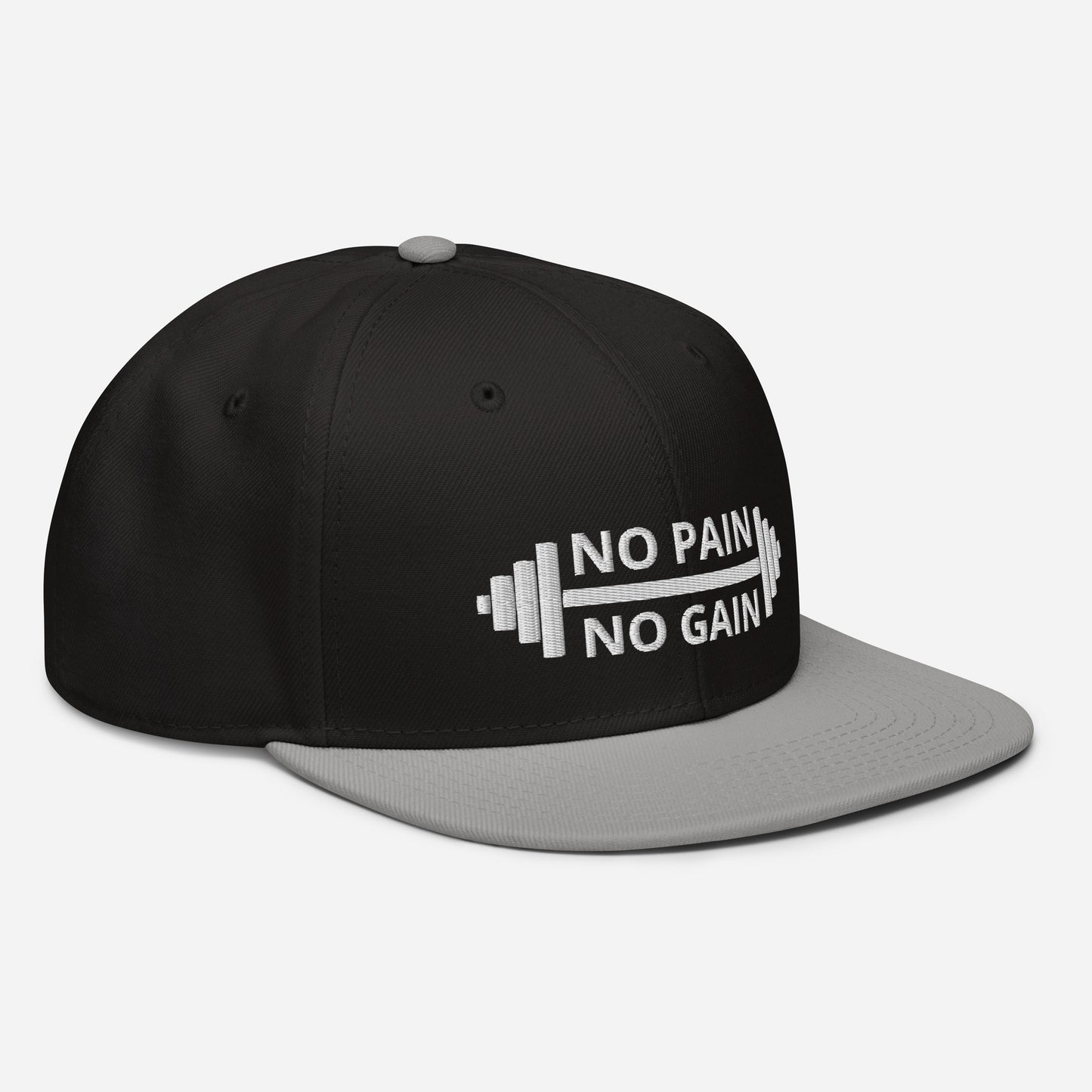 NO PAIN NO GAIN Snapback Hat