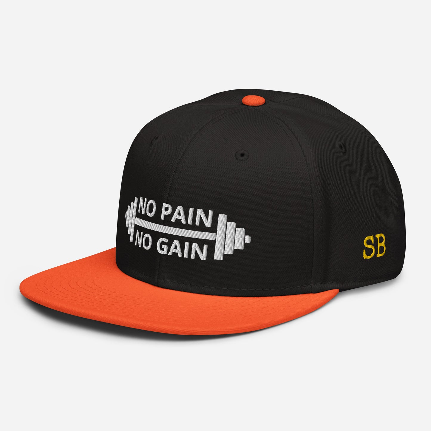 NO PAIN NO GAIN Snapback Hat