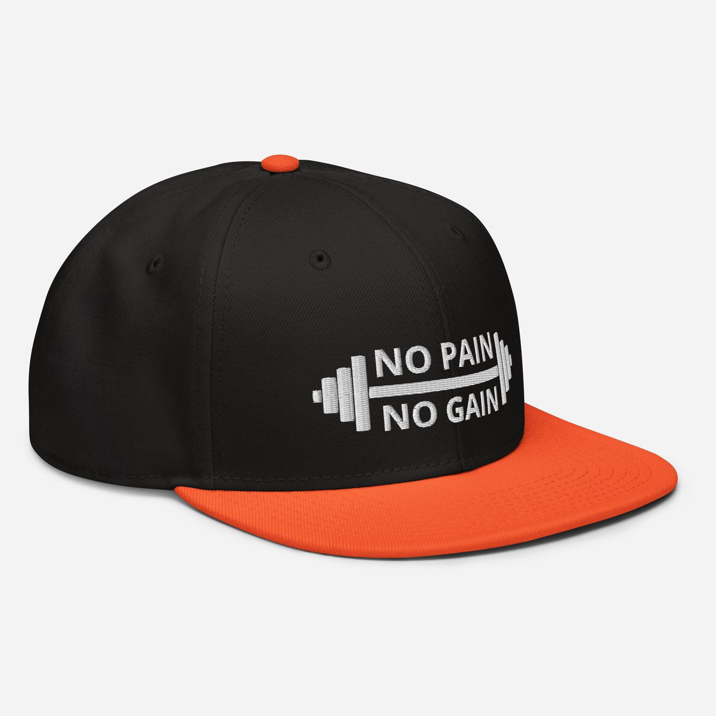 NO PAIN NO GAIN Snapback Hat